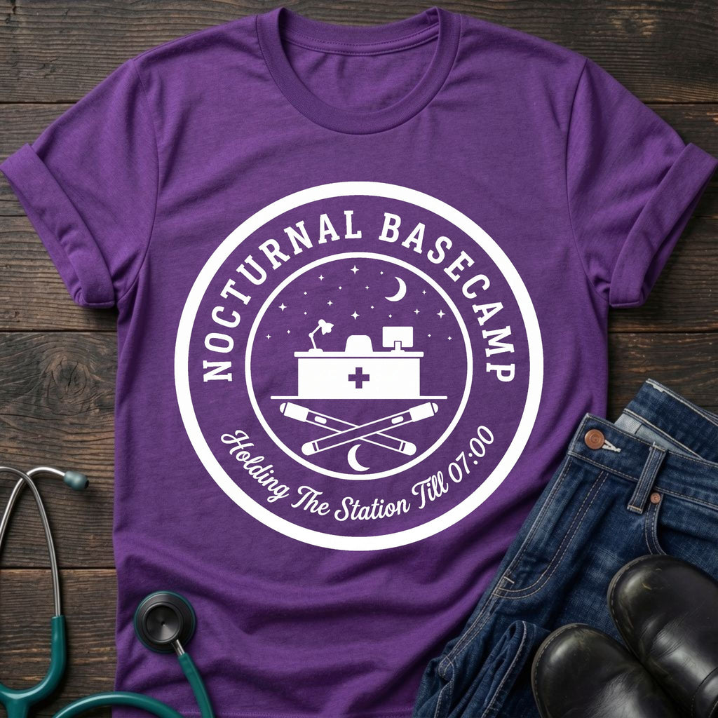 Nocturnal Basecamp Night Shift Nurse Tee