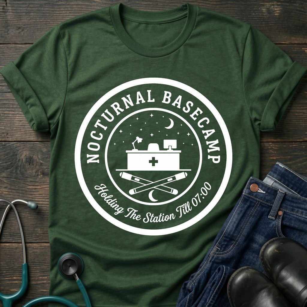 Nocturnal Basecamp Night Shift Nurse Tee