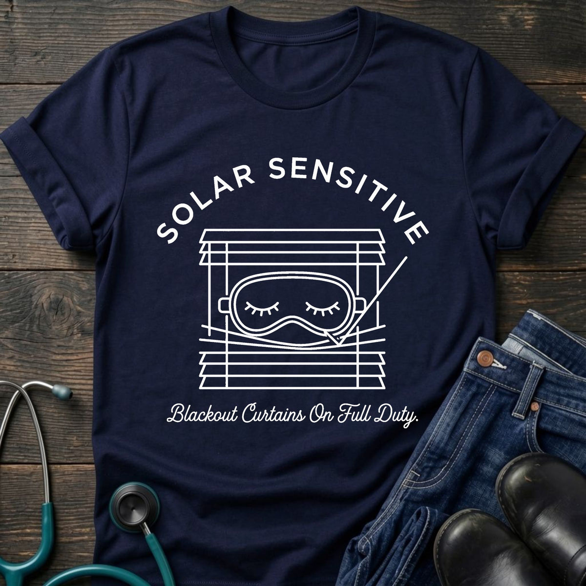 Solar Sensitive Night Shift Nurse Tee
