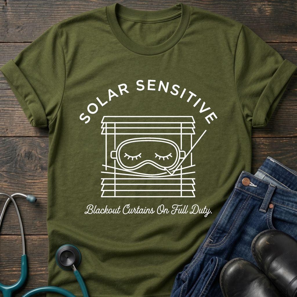 Solar Sensitive Night Shift Nurse Tee