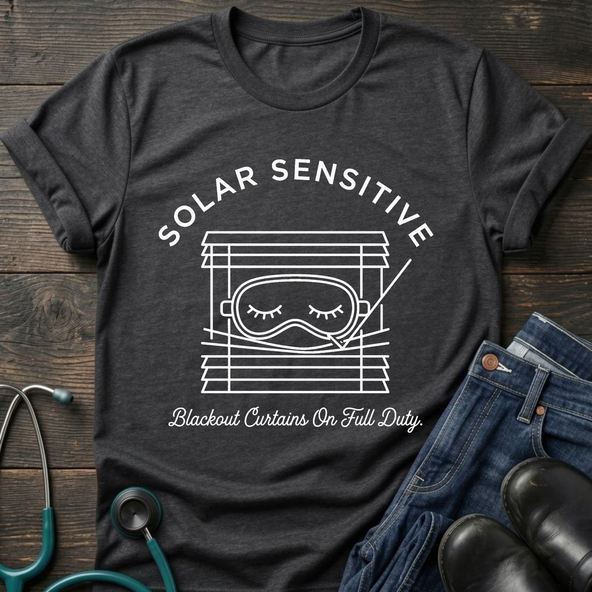 Solar Sensitive Night Shift Nurse Tee