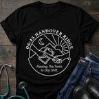 Handover Ridge Night Shift Nurse Tee — Passing the Torch to Day Shift