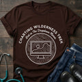 Charting Wilderness Nurse Tee — Lost in the Dropdown Menu