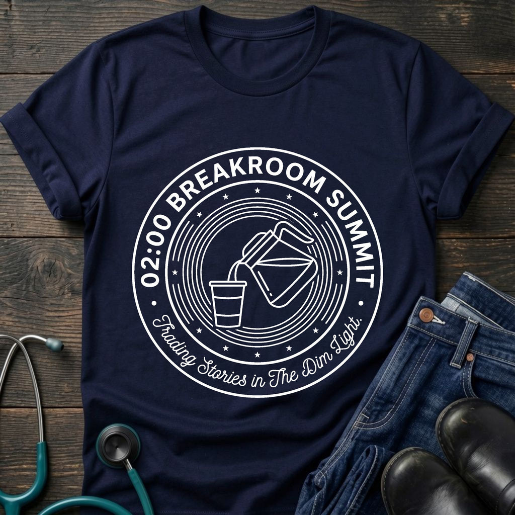 02:00 Breakroom Summit Night Shift Nurse Tee