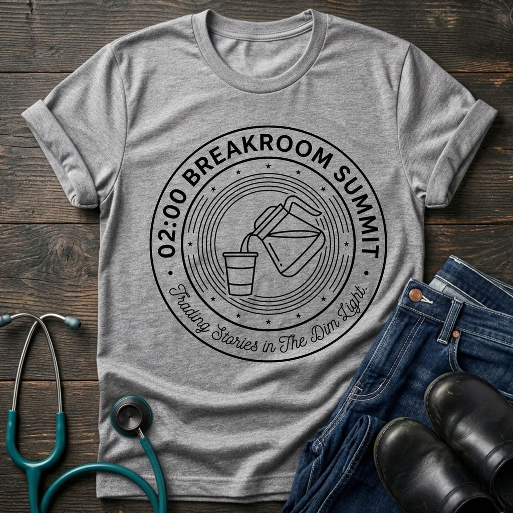 02:00 Breakroom Summit Night Shift Nurse Tee