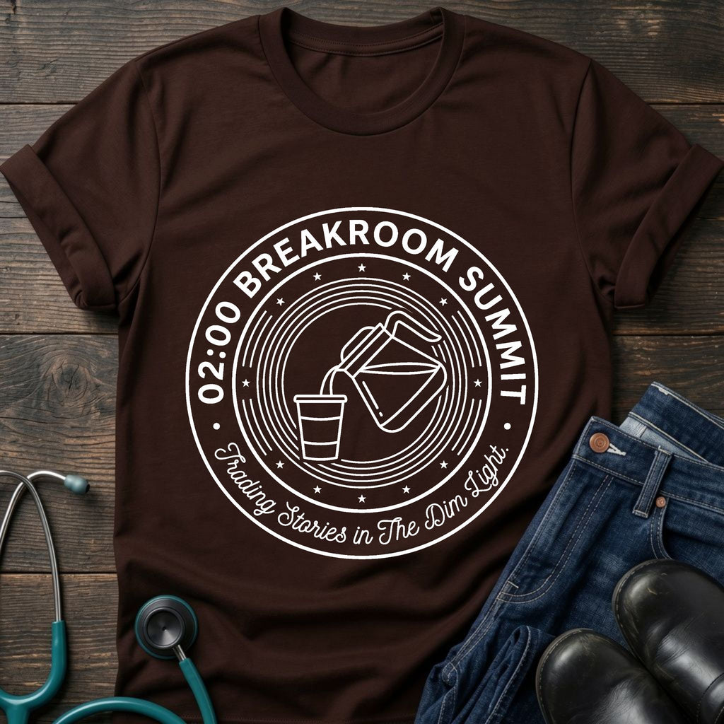 02:00 Breakroom Summit Night Shift Nurse Tee
