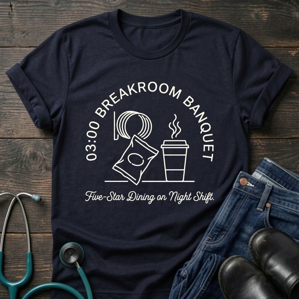 03:00 Breakroom Banquet Night Shift Nurse Tee