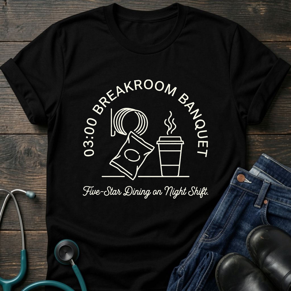 03:00 Breakroom Banquet Night Shift Nurse Tee