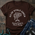 03:30 Vitals Check Night Shift Nurse Tee — Running Purely on Muscle Memory