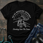 Bedside Report Nurse Tee — Handing Over the Chaos