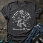 Bedside Report Nurse Tee — Handing Over the Chaos