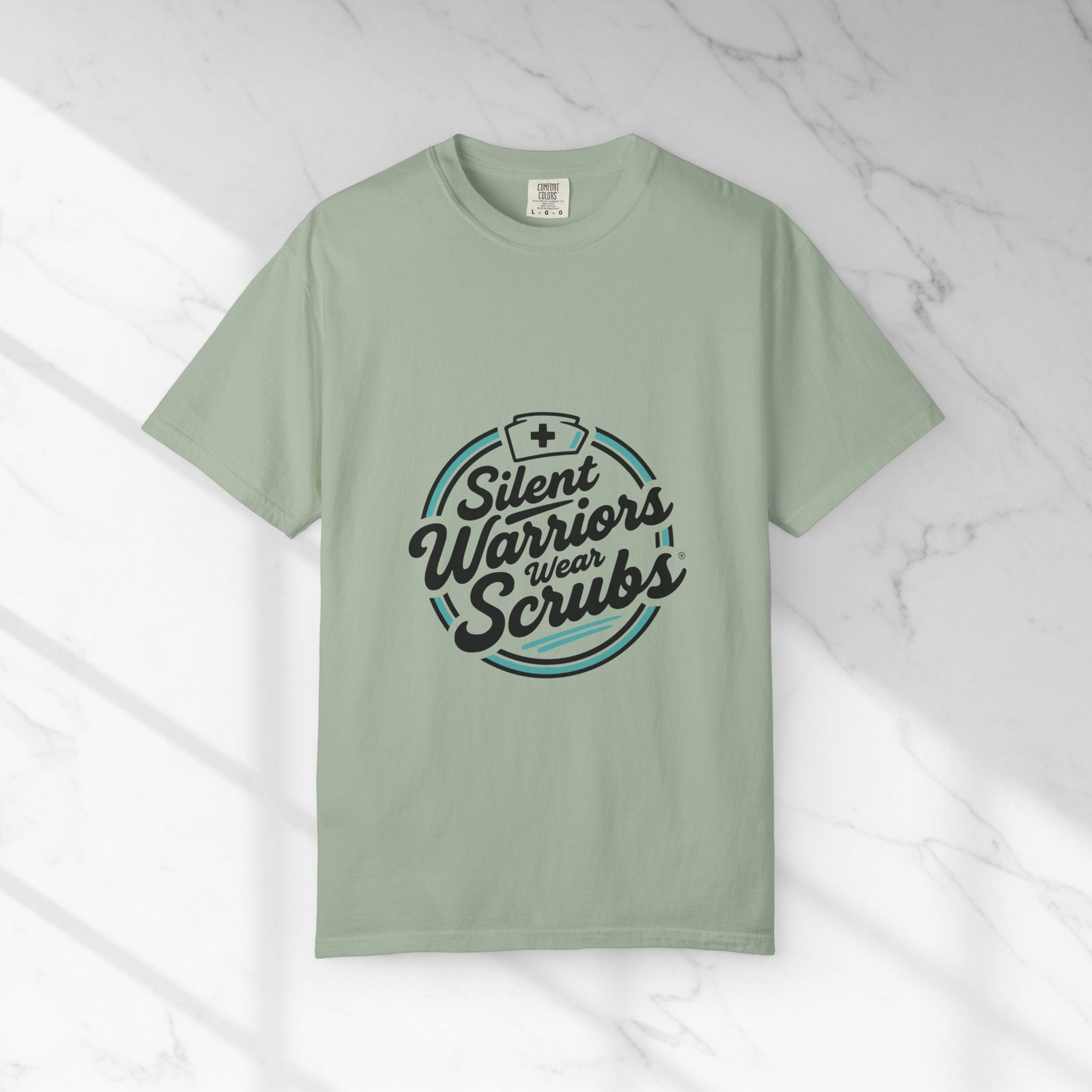 Nurse T-Shirt — "Silent Warriors Wear Scrubs" Medical Staff Tee