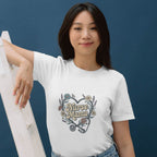 Nurse Mama Floral Stethoscope T-Shirt — Nurse Mom Gift Tee