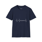 Mama Heartbeat T-Shirt — "mama" EKG Line Nurse Mom Tee, Mother's Day Gift
