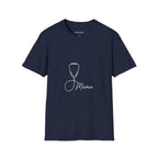 Mama Stethoscope T-Shirt — Cute Minimalist Nurse & Mom Medical Tee