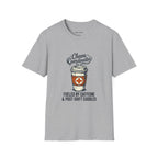 Chaos Coordinator Nurse Mom T-Shirt — Fueled by Caffeine & Post-Shift Cuddles