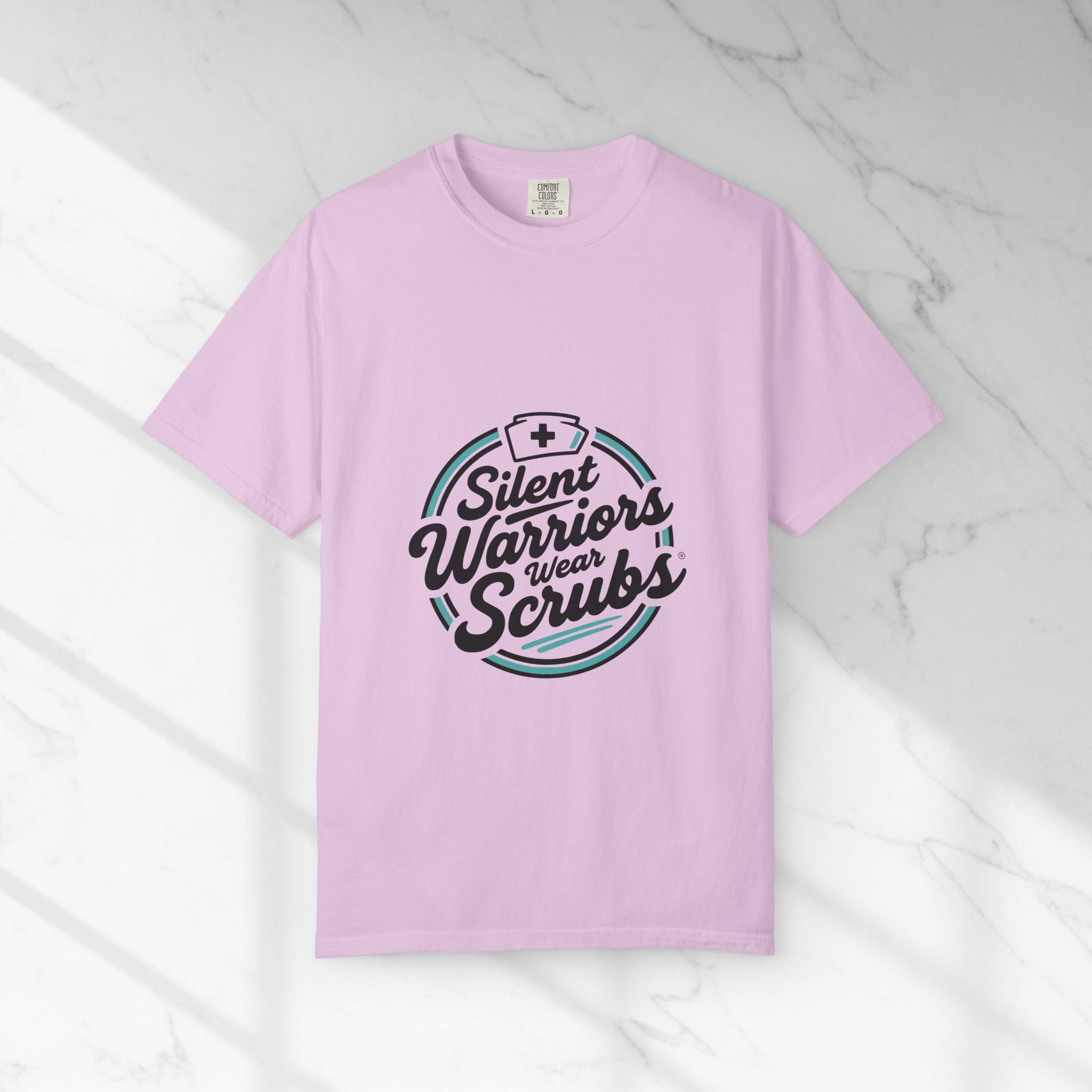 Nurse T-Shirt — "Silent Warriors Wear Scrubs" Medical Staff Tee