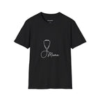Mama Stethoscope T-Shirt — Cute Minimalist Nurse & Mom Medical Tee