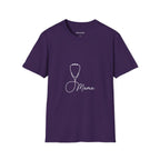 Mama Stethoscope T-Shirt — Cute Minimalist Nurse & Mom Medical Tee