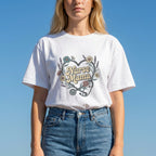 Nurse Mama Floral Stethoscope T-Shirt — Nurse Mom Gift Tee