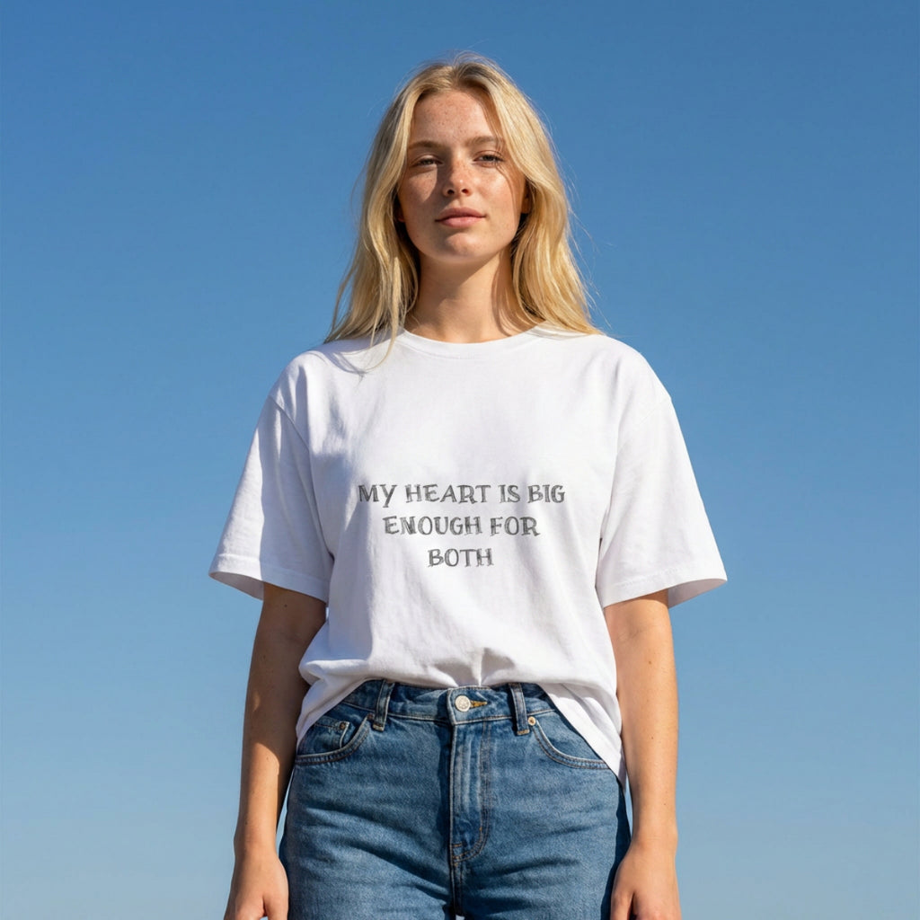 My Heart Is Big Enough For Both Nurse Mom T-Shirt