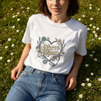 Nurse Mama Floral Stethoscope T-Shirt — Nurse Mom Gift Tee
