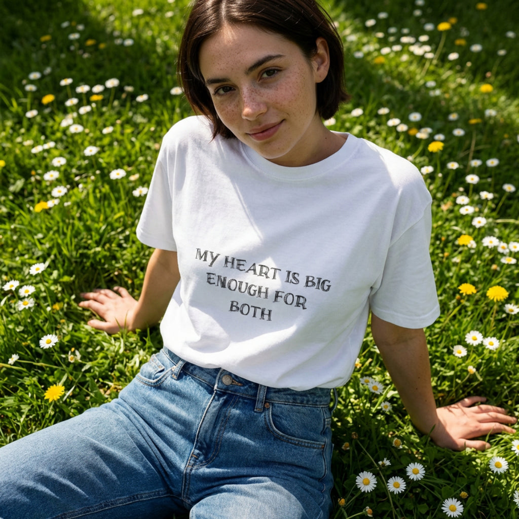 My Heart Is Big Enough For Both Nurse Mom T-Shirt