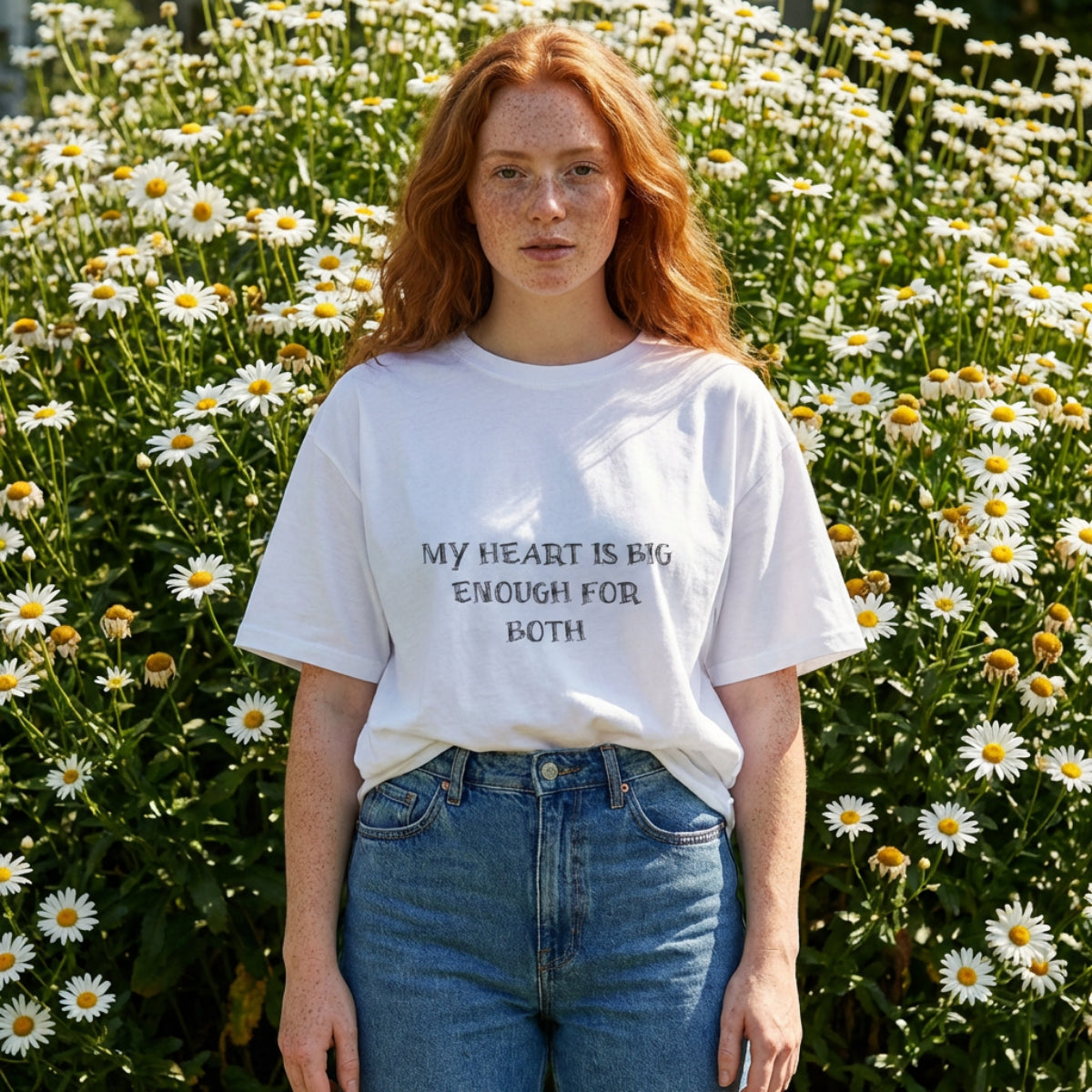 My Heart Is Big Enough For Both Nurse Mom T-Shirt