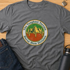 Nurse Mom Division T-Shirt — "The Toughest Terrain" Vintage Mountain EKG Tee