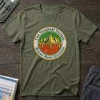 Nurse Mom Division T-Shirt — "The Toughest Terrain" Vintage Mountain EKG Tee