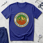 Nurse Mom Division T-Shirt — "The Toughest Terrain" Vintage Mountain EKG Tee