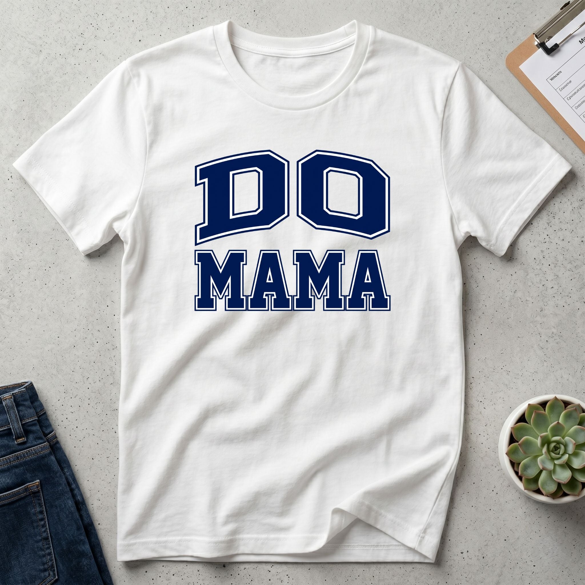 Doctor of Osteopathic Mama Retro Collegiate T-Shirt