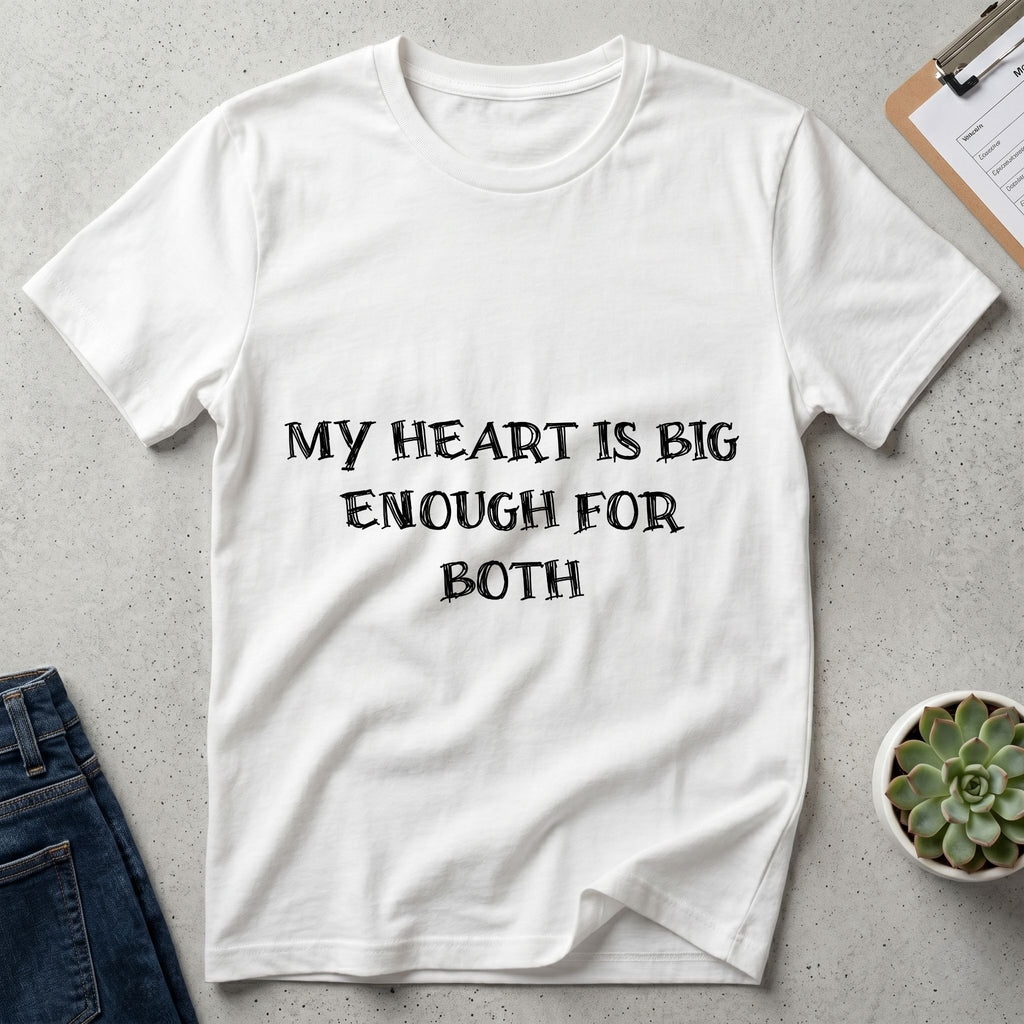 My Heart Is Big Enough For Both Nurse Mom T-Shirt