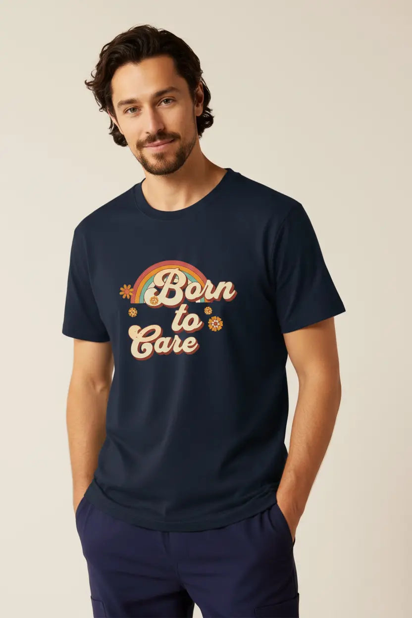 Born to Care - Navy Design Focus