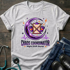 Chaos Coordinator Night Shift Nurse Graphic Tee - White / XS | YOUSTOMIZE