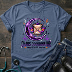 Chaos Coordinator Night Shift Nurse Graphic Tee - White / XS | YOUSTOMIZE