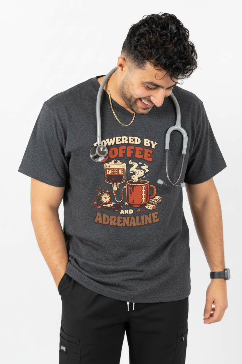 Coffee Adrenaline - Male Dark Heather 2