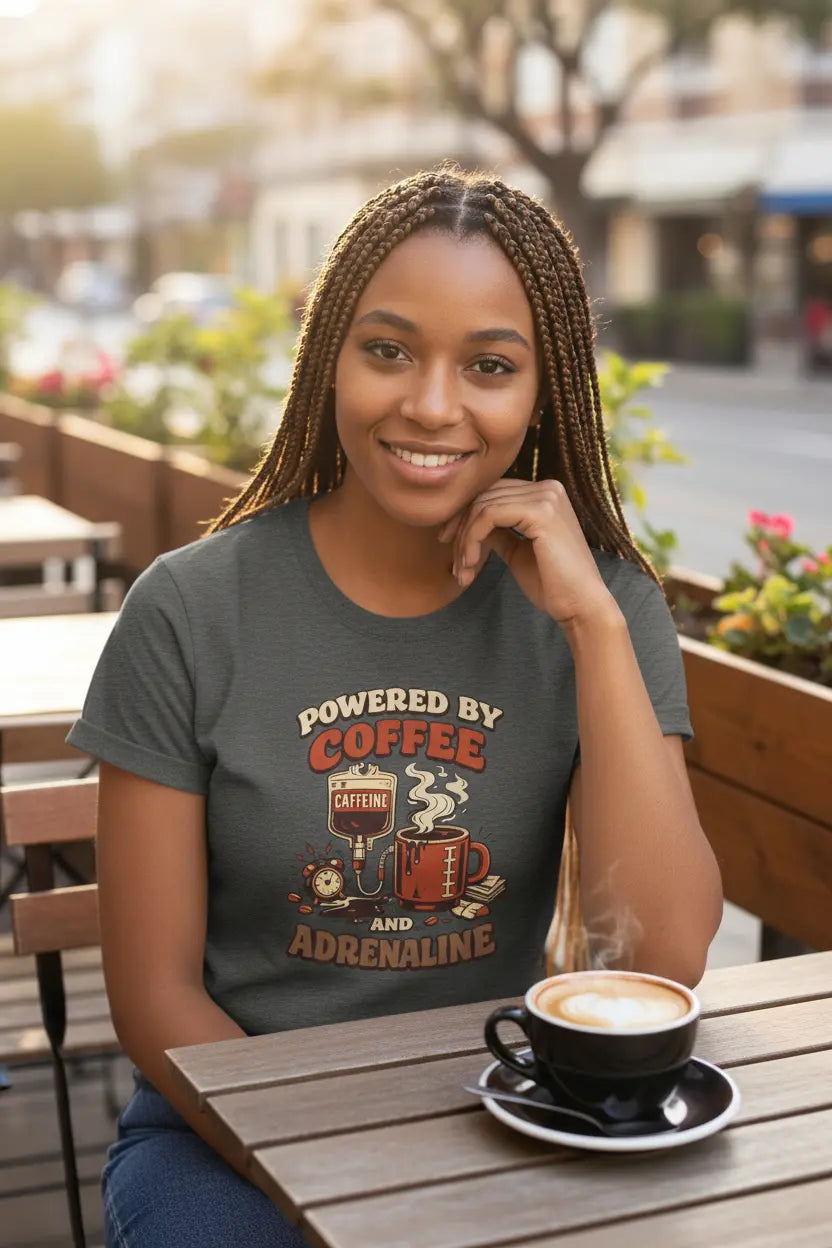 Coffee Adrenaline - Outdoor Cafe Female