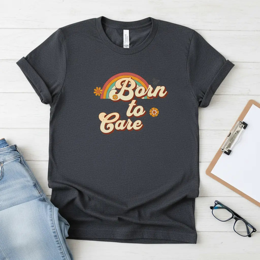 Dark Heather Professional Flat Lay