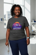 ER-STAT Rescue Helicopter T-Shirt — Retro Sunset Air Rescue Tee - YOUSTOMIZE
