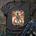 First in Family I Carried My Family Through Nursing School Tee - Dark Heather / XS | YOUSTOMIZE
