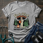 Go to Work Another Shift Starts Campfire Nurse Tee - Sport Grey / XS | YOUSTOMIZE
