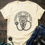 I Accept the Path Stethoscope Caduceus Student Nurse Tee - Sport Grey / XS | YOUSTOMIZE