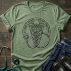 I Accept the Path Stethoscope Caduceus Student Nurse Tee - Sport Grey / XS | YOUSTOMIZE