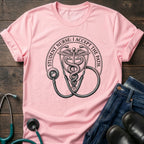 I Accept the Path Stethoscope Caduceus Student Nurse Tee - Sport Grey / XS | YOUSTOMIZE