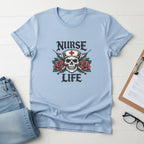 Light Blue Professional Flat Lay