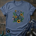 Mama Sunflower Floral Mothers Day Tee - Sport Grey / XS | YOUSTOMIZE