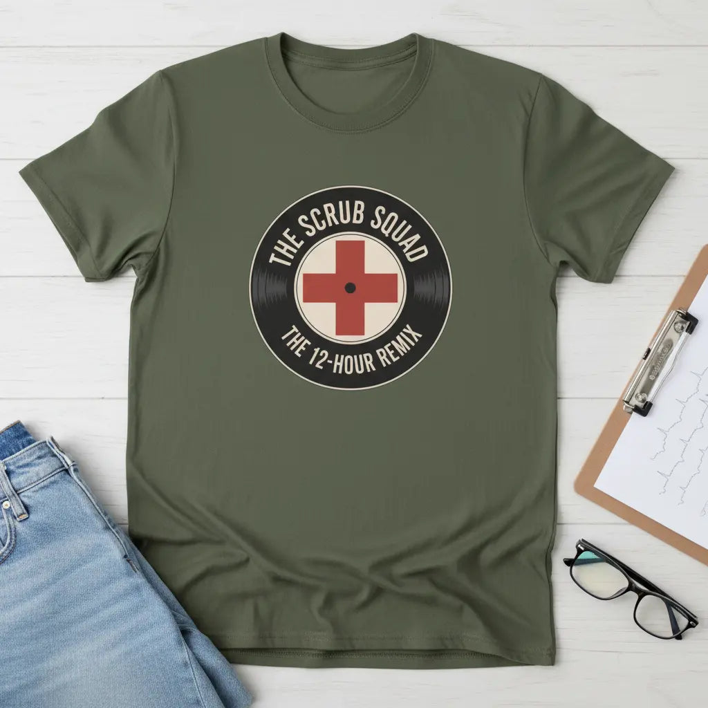 Military Green Professional Flat Lay