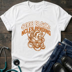 NCLEX Pending Code Black Nursing Graduate Tee - Dark Heather / XS | YOUSTOMIZE