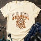 NCLEX Pending Code Black Nursing Graduate Tee - Dark Heather / XS | YOUSTOMIZE